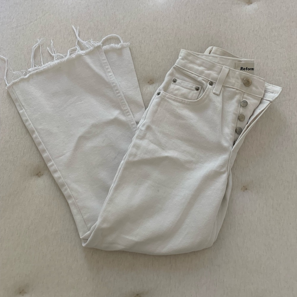 Reformation Flare Crop Jeans